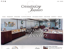 Tablet Screenshot of champaignjewelers.com